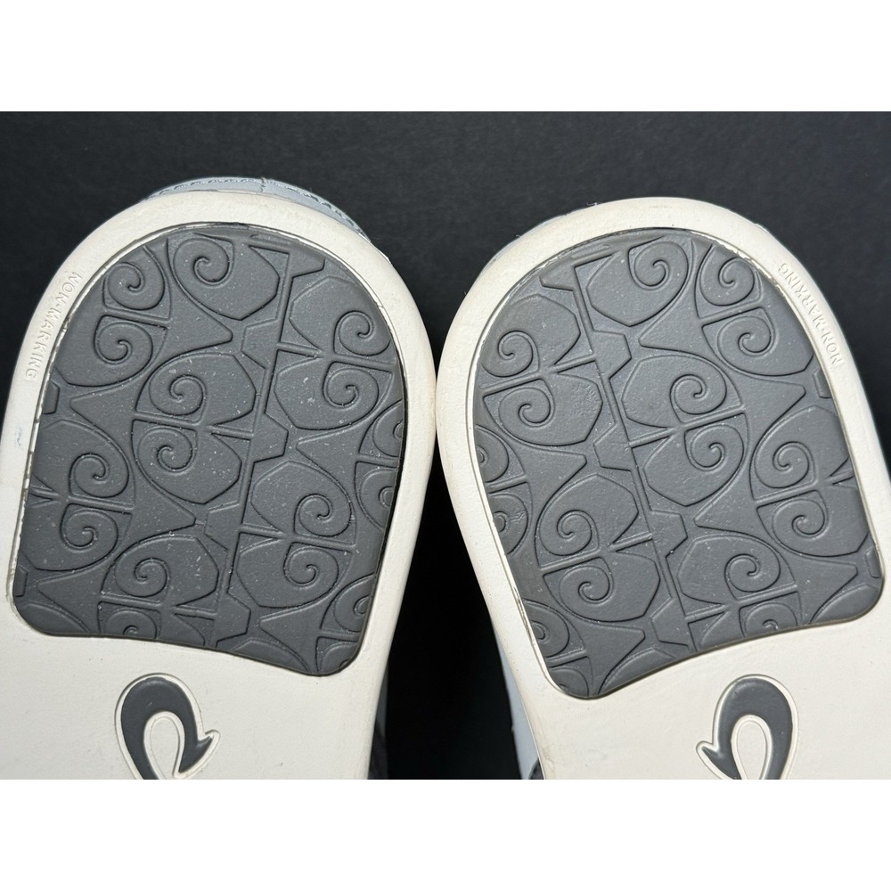 OluKai Women's Pehuea Slip On Convertible Loafer/Shoe Sz 6 Lt Blue/Gray Mesh EUC - Picture 11 of 11
